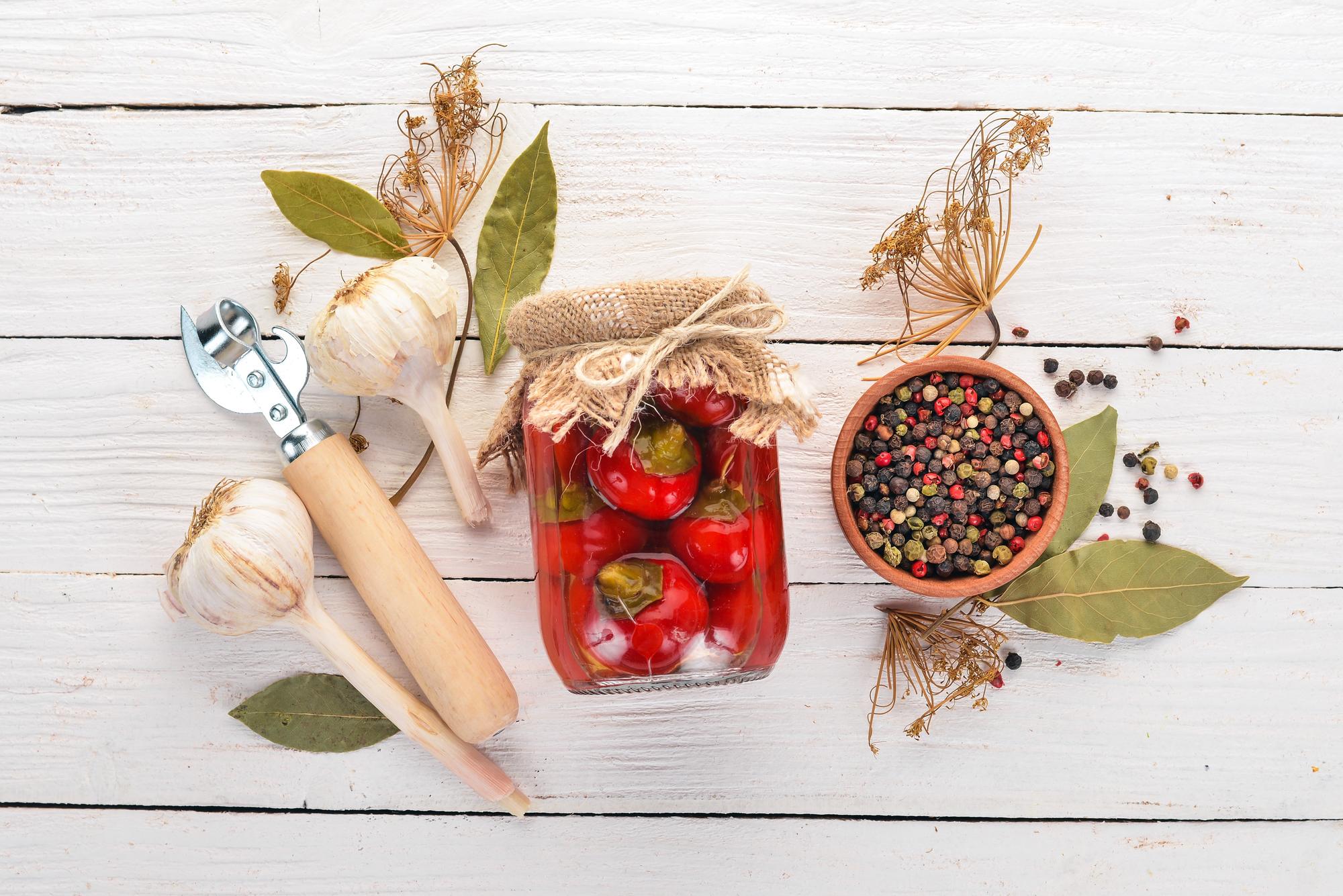 Curated ingredient box with labels and recipe card